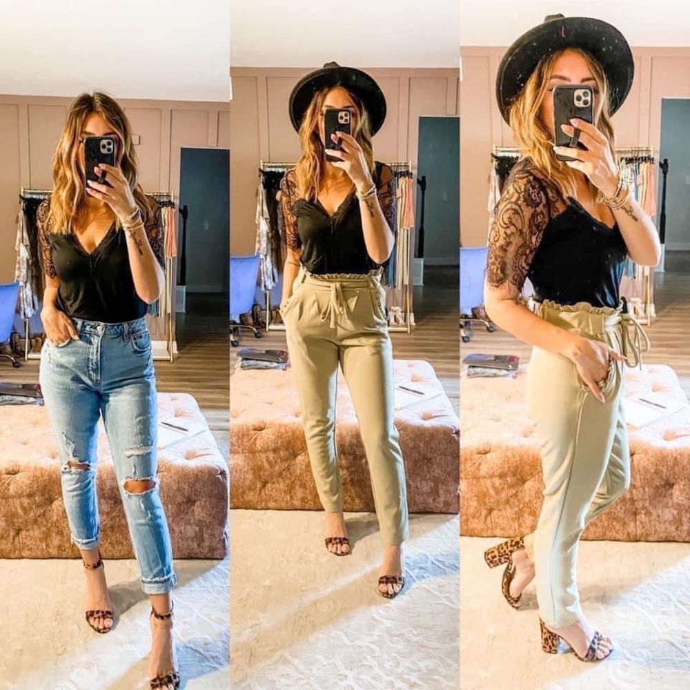 Maverick The Collection ‘Monique’ Black Lace Top